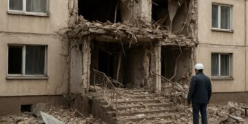 Под Тулой обрушился подъезд дома после взрыва газа: под завалами могут быть люди