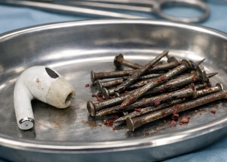 От наушников до гвоздей: врачи показали неожиданные находки в пациентах