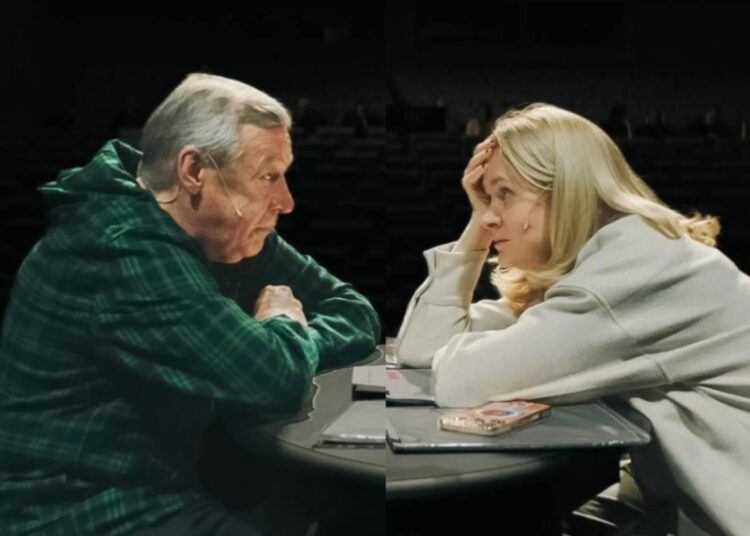 В Сети появились первые кадры с репетиции спектакля с участием вышедшего по УДО Ефремова