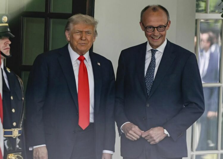 Дональд Трамп ударил канцлера Фридриха Мерца. Видео