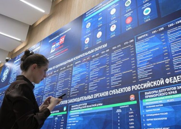 Подсчет голосов на выборах в Госдуму завершен больше чем на 90%